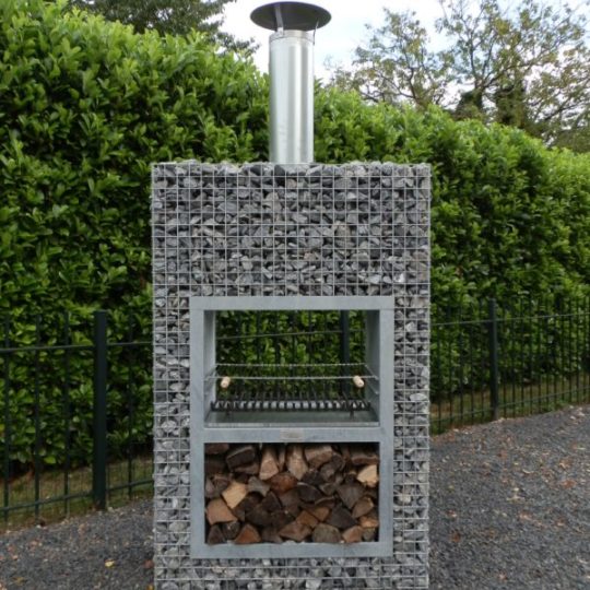 Barbecue gabion bloc XL